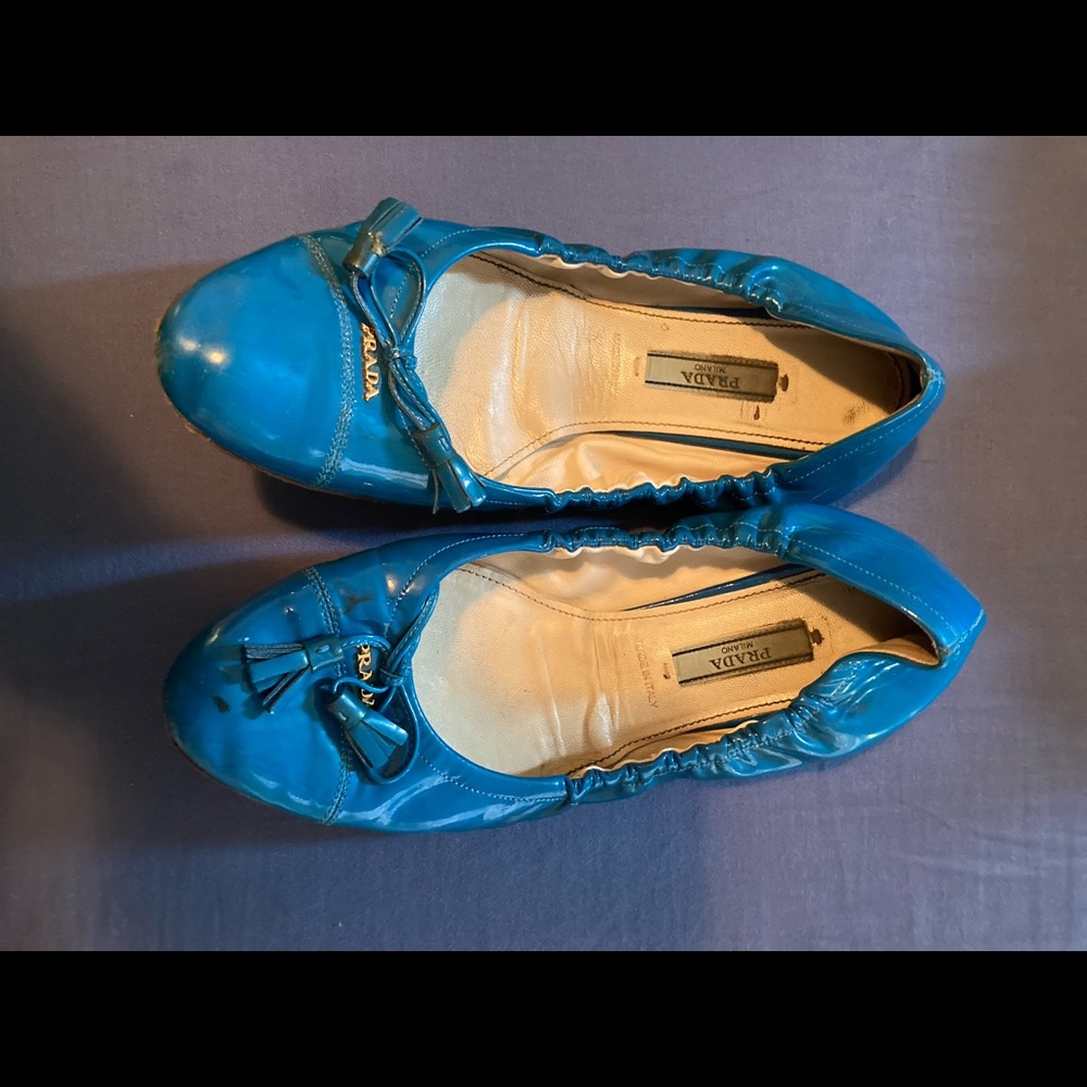 COPY - Prada blue flats - Picture 2 of 4